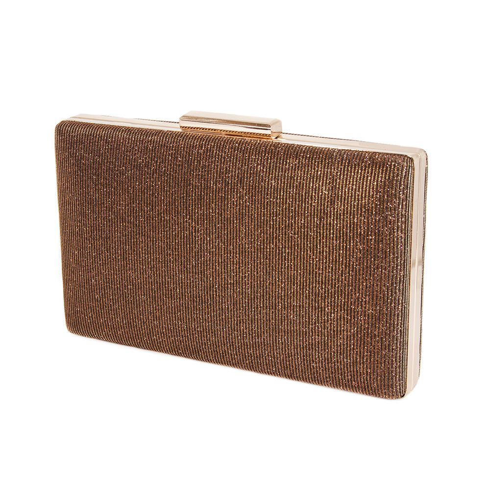 Gold Leather Clutch – Earth Gallery