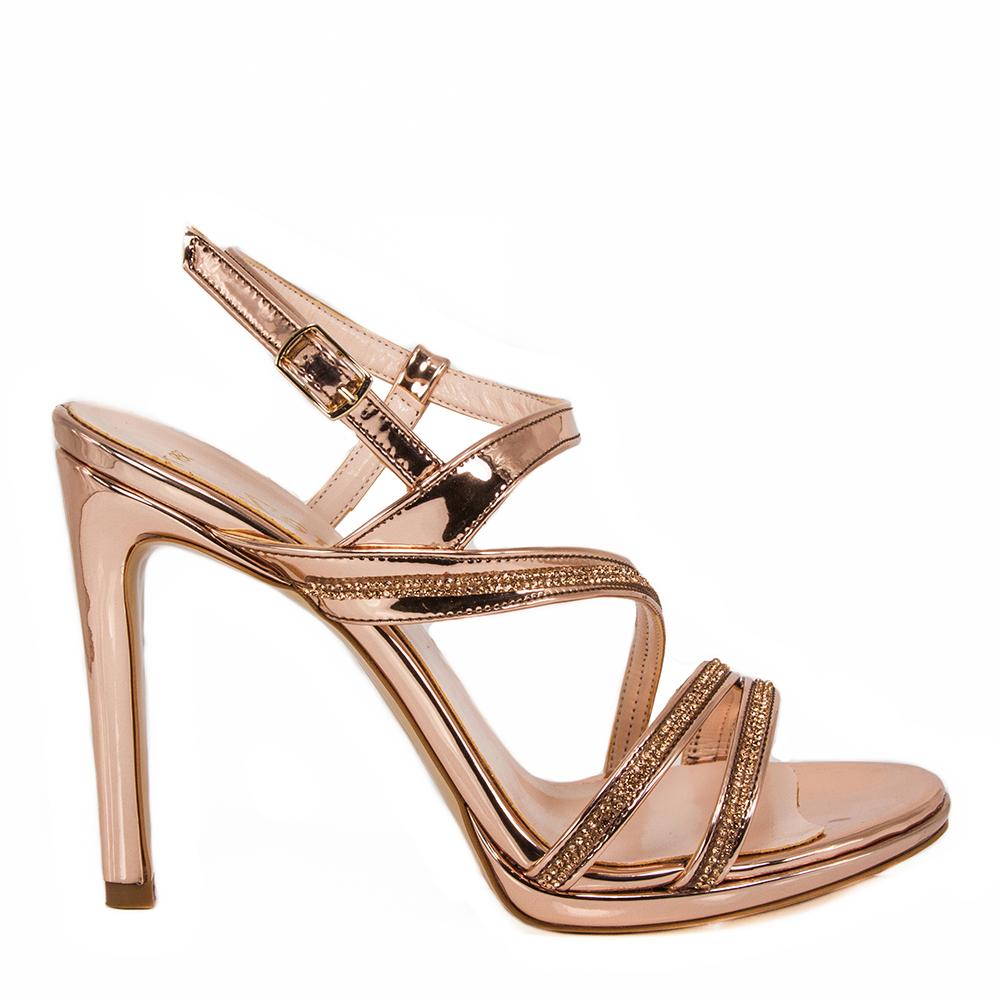 35 Gorgeous Pairs of Rose Gold Wedding Shoes To Try - Mrs to Be | Wedding  shoes gold heels, Heels, Gold wedding shoes